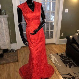 Beautiful Red Dress Size 4